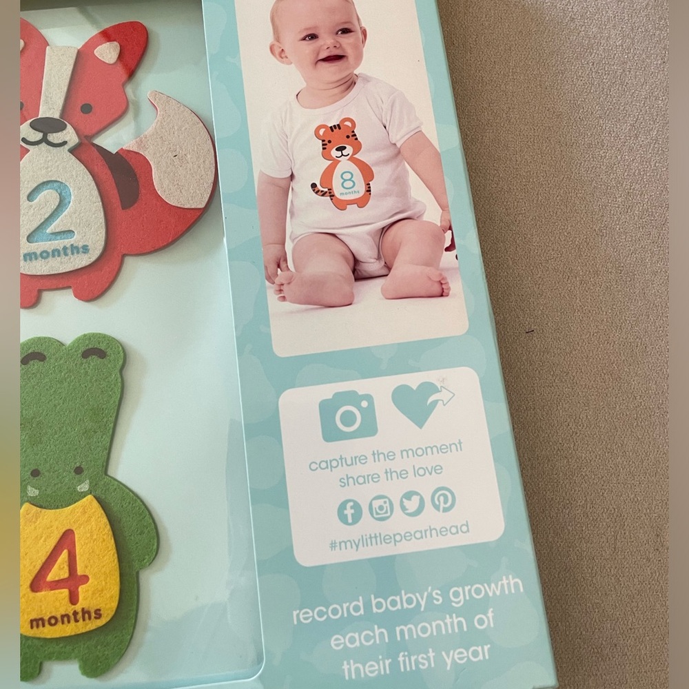 Pearhead First Year Felt Belly Sticker - Picture 2 of 6